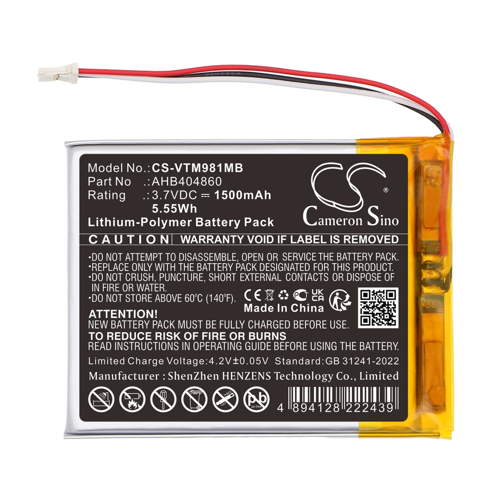 Baterie do dětských chůviček Vtech CS-VTM981MB