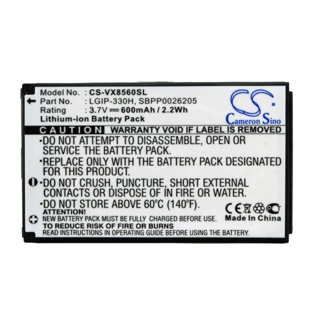 Batérie pre mobilné telefóny LG CS-VX8560SL