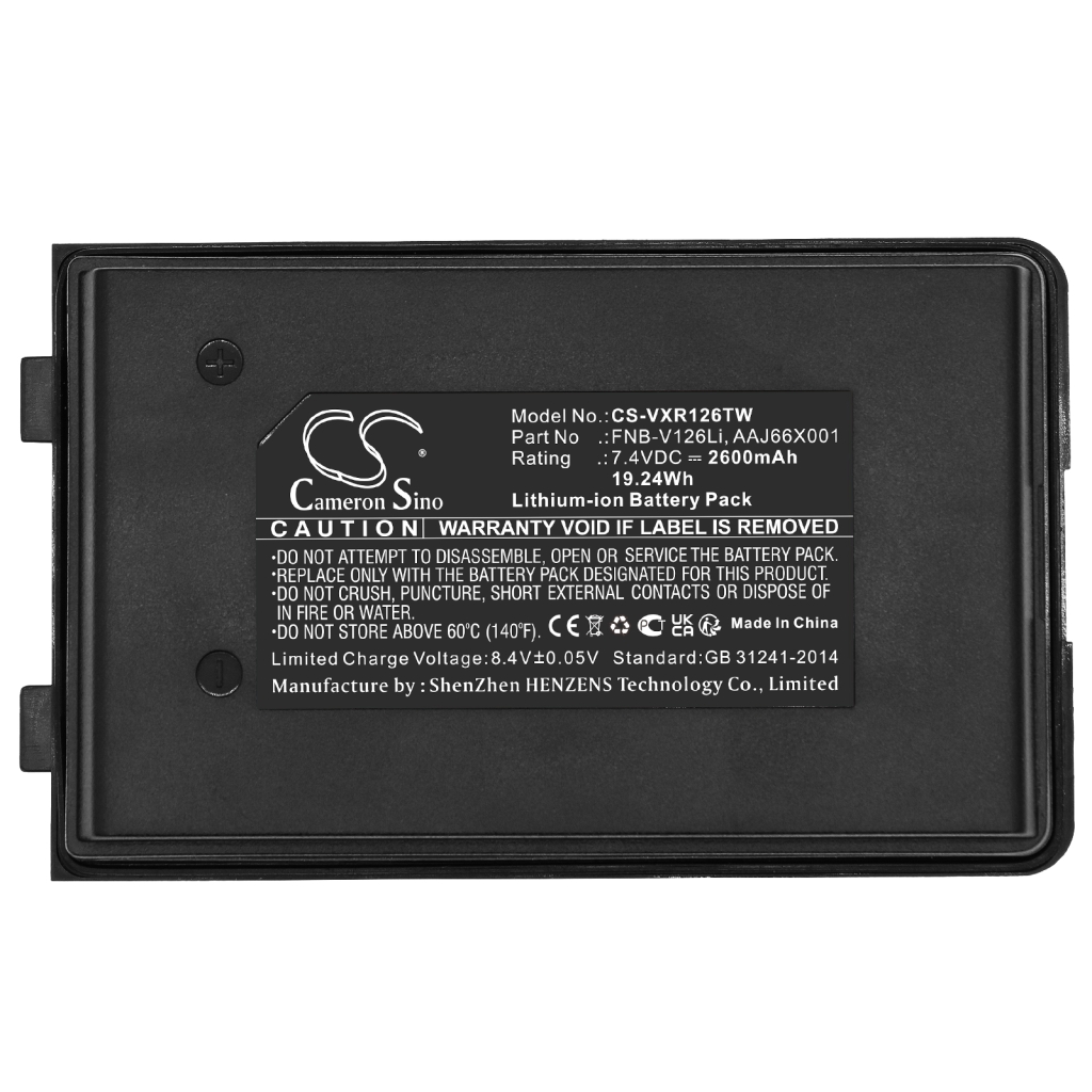 Batéria pre vysielačky Vertex standard CS-VXR126TW