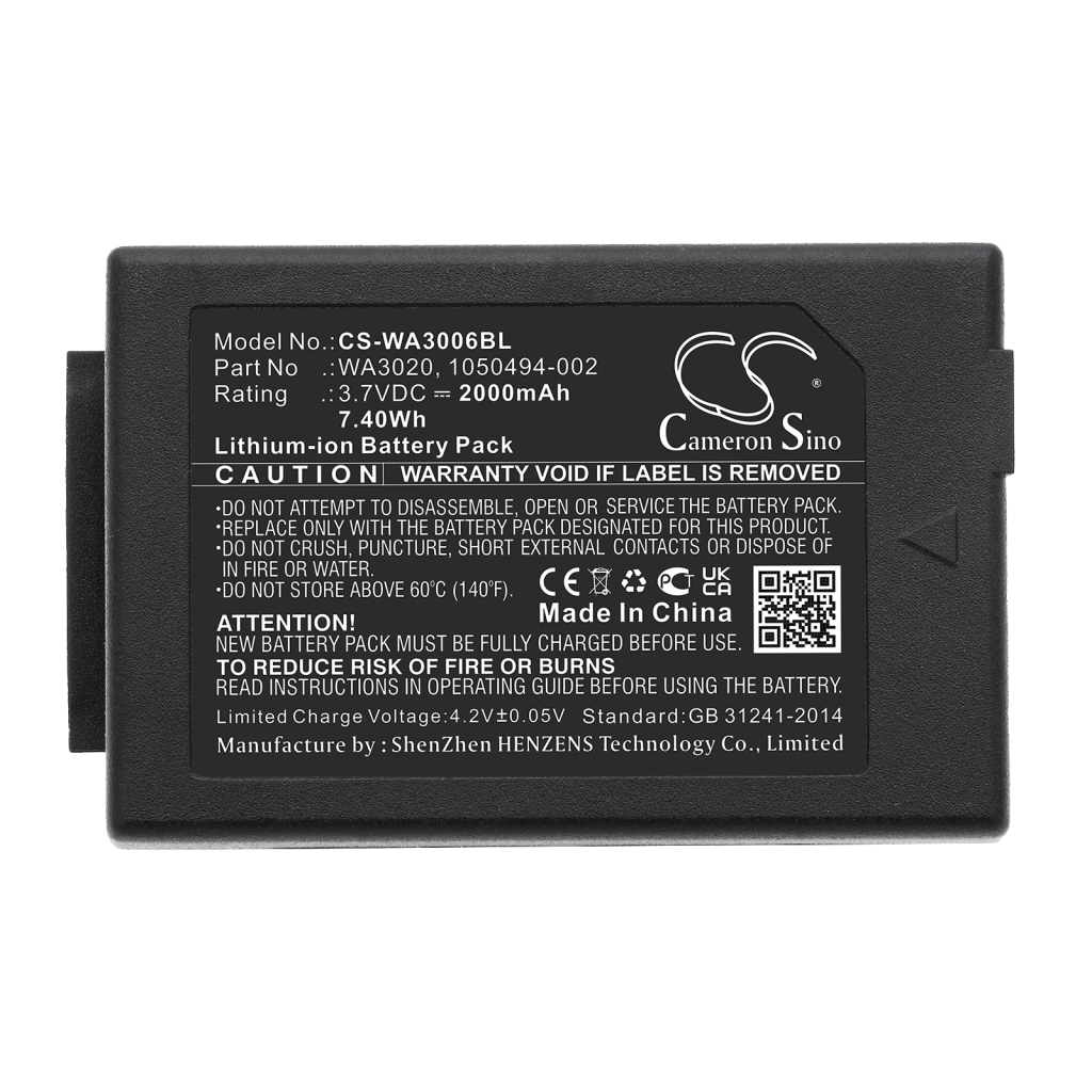 BarCode, Scanner Battery PSION WorkAbout Pro G1