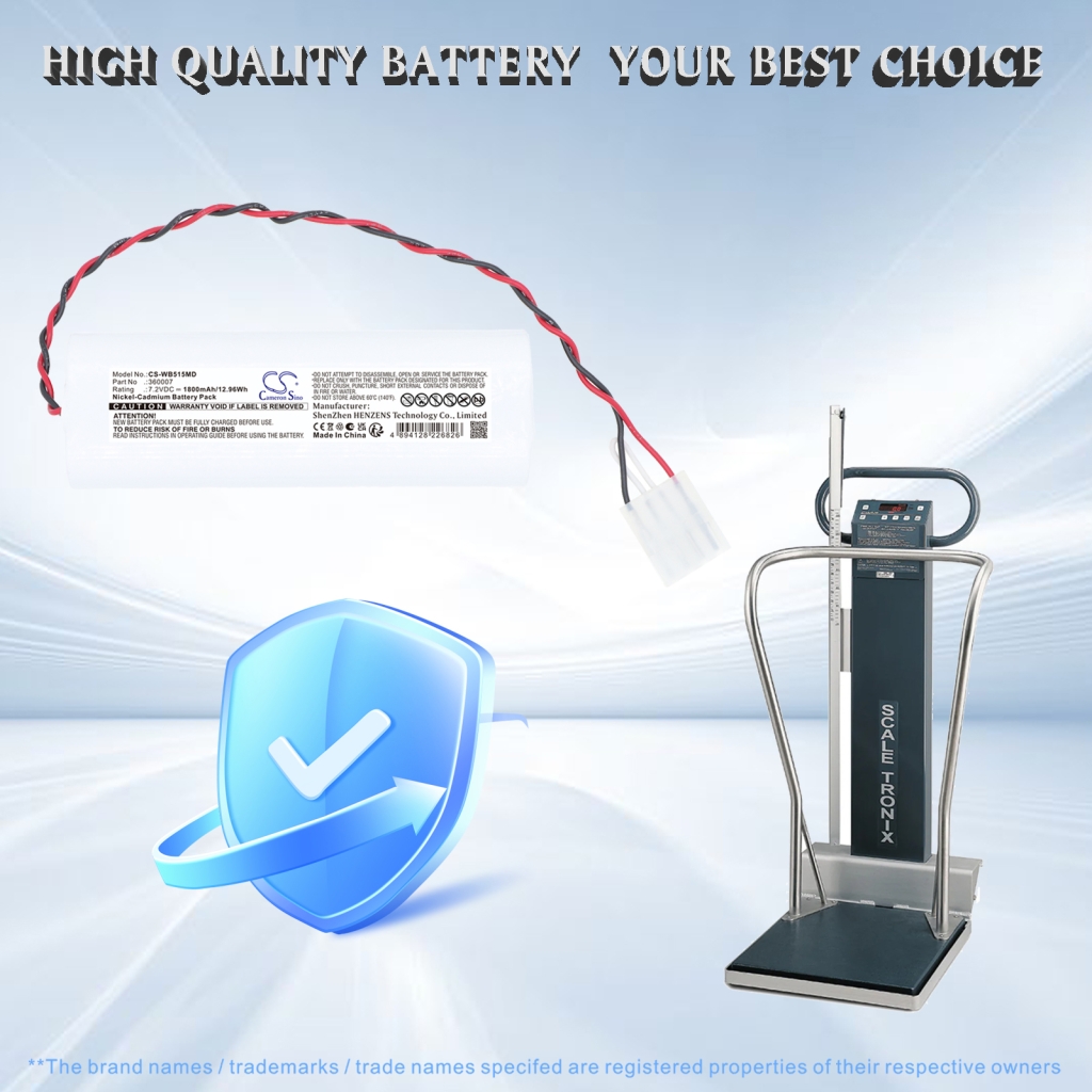 Batéria kompatibilné s Welch-Allyn CS-WB515MD