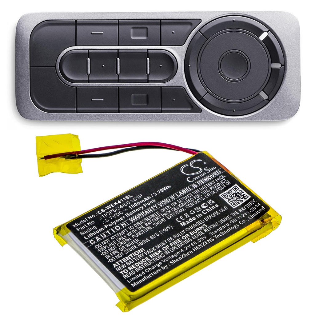 Batéria do diaľkového ovládania Wacom CS-WEK411SL