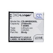 CS-WKB926SL<br />Batérie pre   nahrádza batériu Birdy