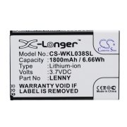 CS-WKL038SL<br />Batérie pre   nahrádza batériu LENNY