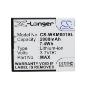 CS-WKM001SL<br />Batérie pre   nahrádza batériu WAX