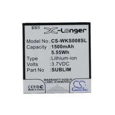 Compatible battery replacement for Fly BL4247,BLUSH,SUBLIM