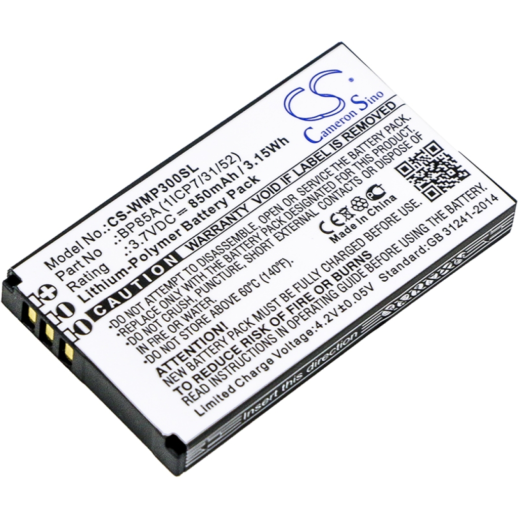 Batéria GPS, navigátora Wm systems CS-WMP300SL