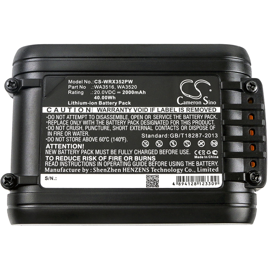 Battery industrial Worx WG629E