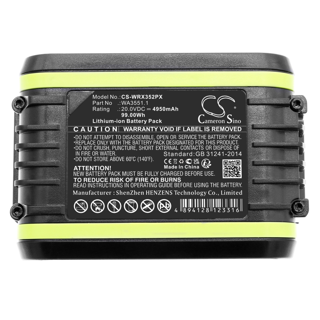 Battery industrial Worx RK2852