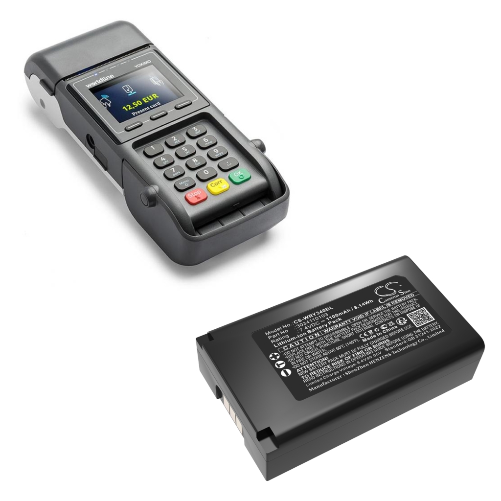 Batéria do platobného terminálu Worldline CS-WRY340BL