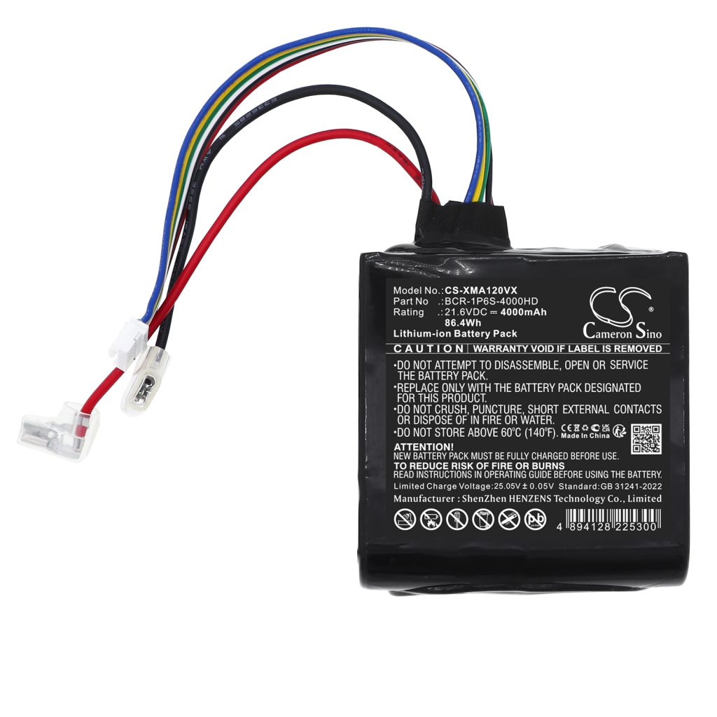 Battery compatible with Roborock CS-XMA120VX