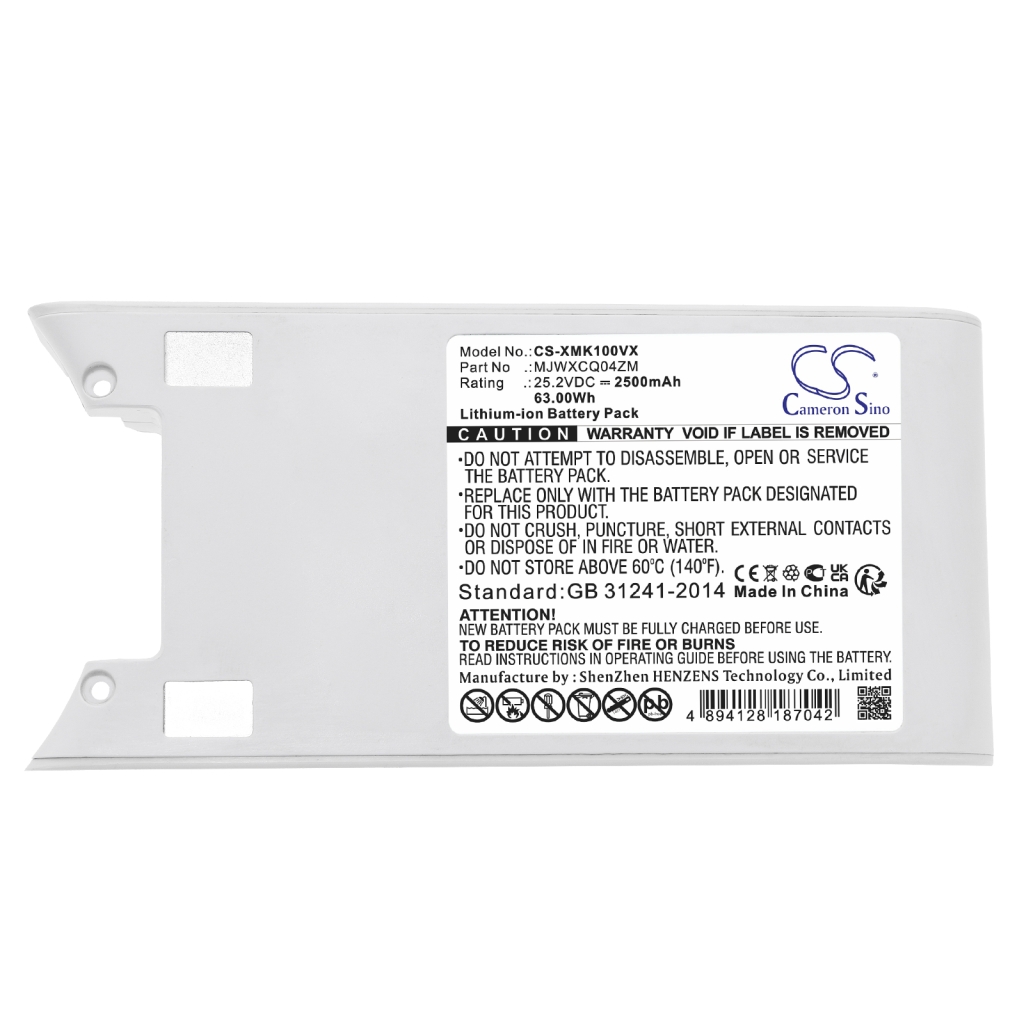 Batérie do vysávača Xiaomi CS-XMK100VX