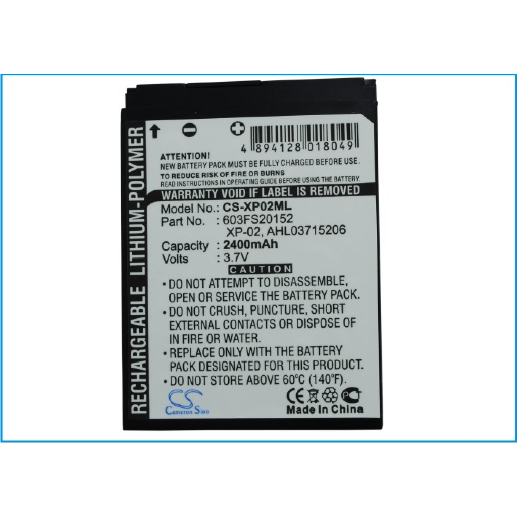 Baterie kompatibilní s O2 CS-XP02ML