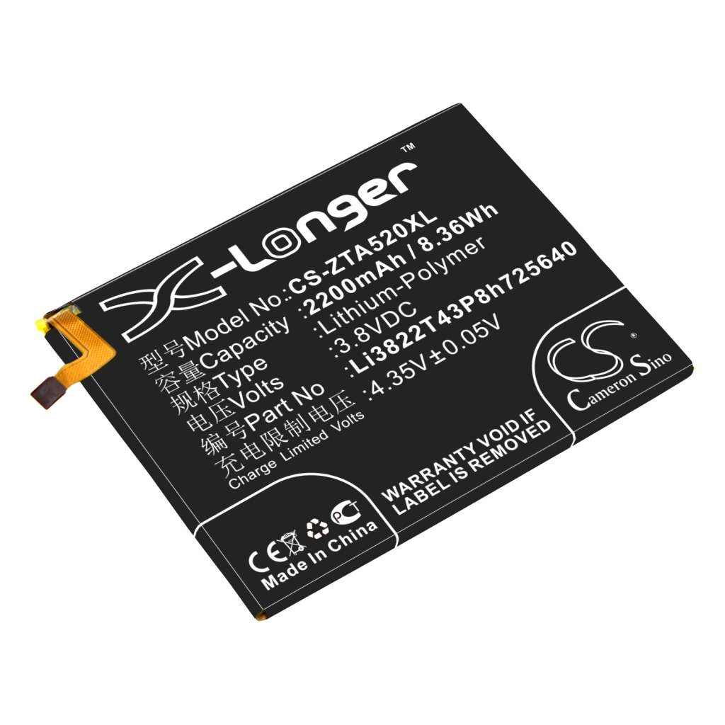 Batérie pre mobilné telefóny ZTE CS-ZTA520XL