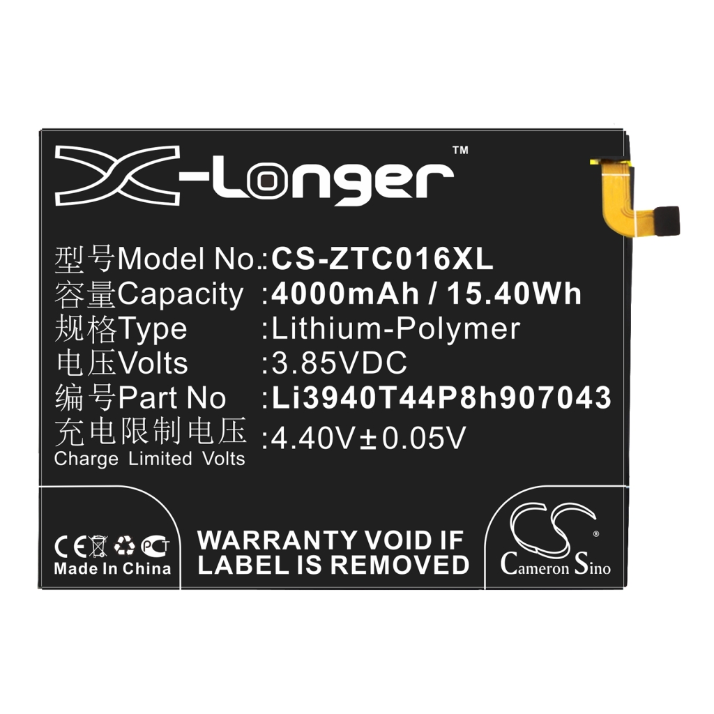 Batérie pre mobilné telefóny ZTE CS-ZTC016XL