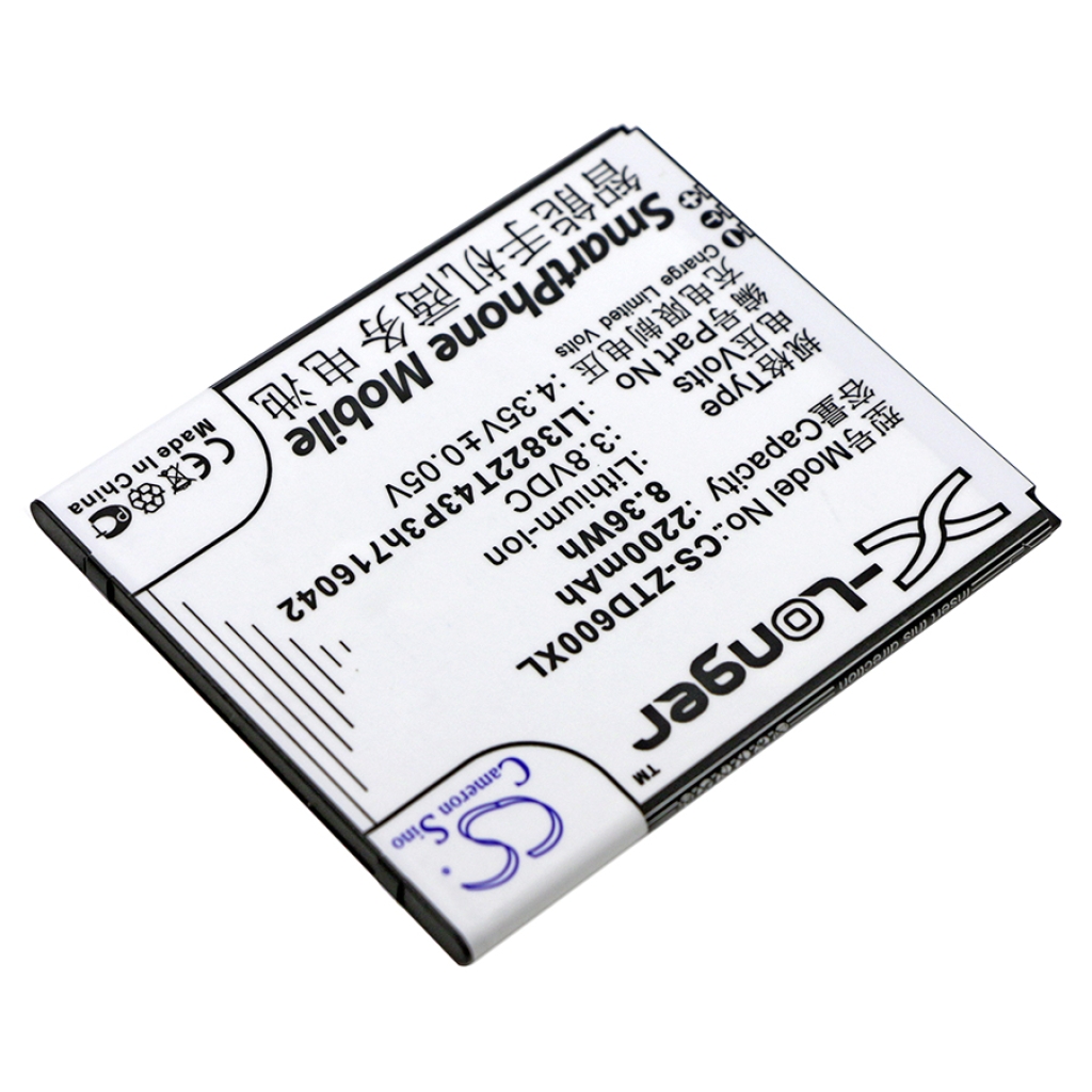Batérie pre mobilné telefóny ZTE CS-ZTD600XL