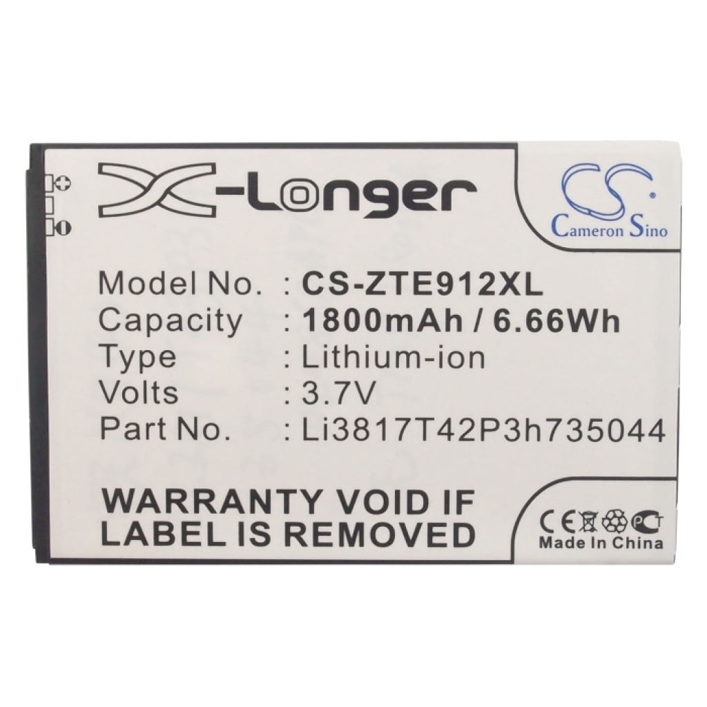 Battery Replaces Li3818T42P3h735044