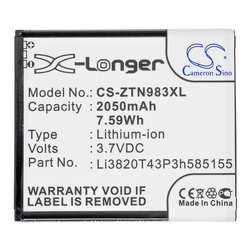 Batéria kompatibilné s ZTE CS-ZTN983XL