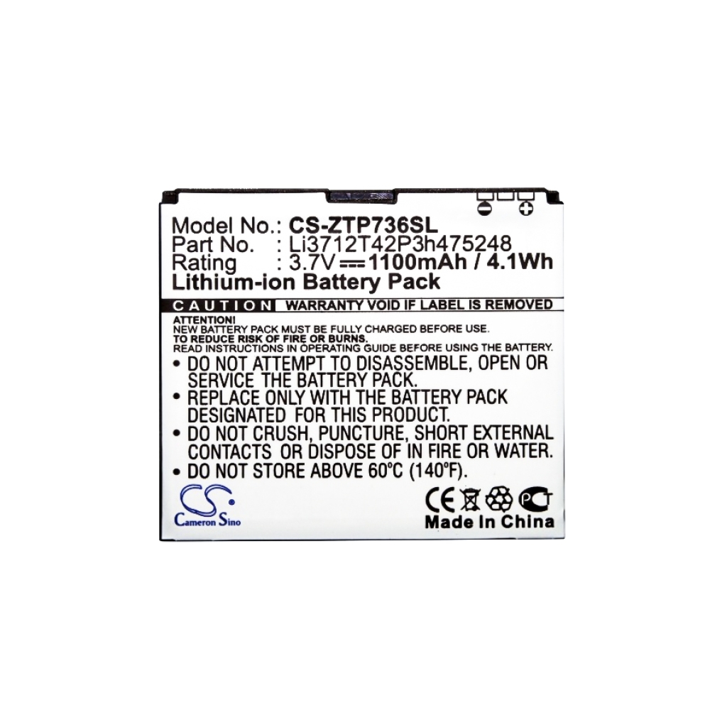 Mobile Phone Battery ZTE OZTA1211