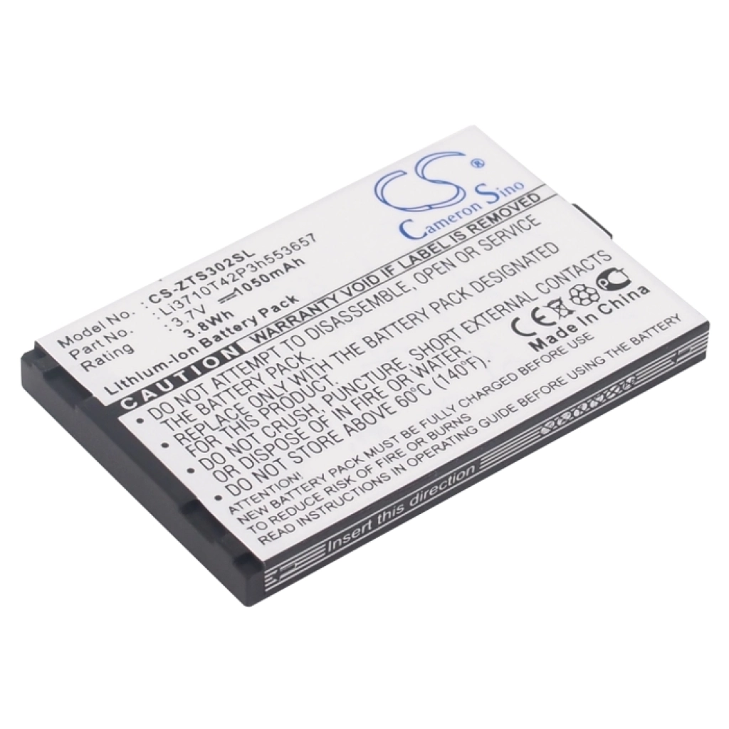 Battery Replaces Li3710T42P3h553657