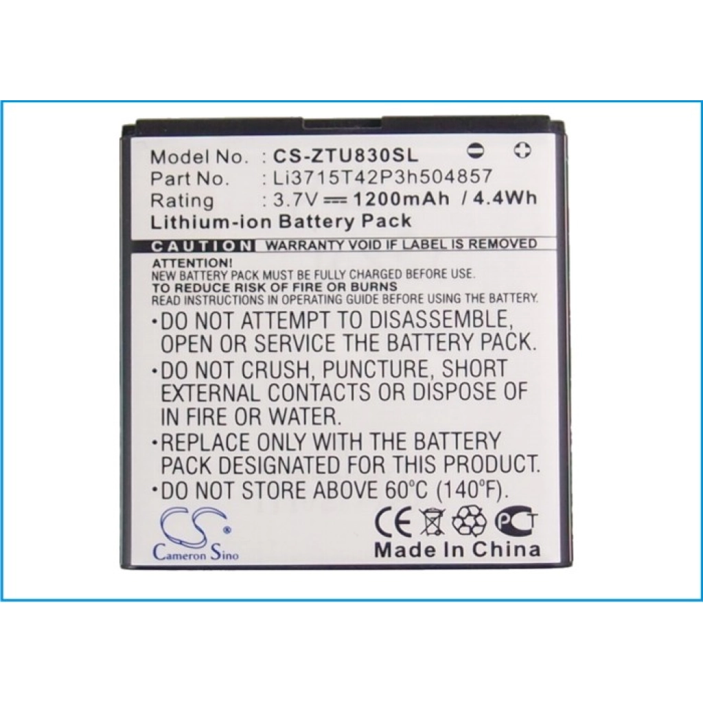 Mobile Phone Battery ZTE Prelude Z992