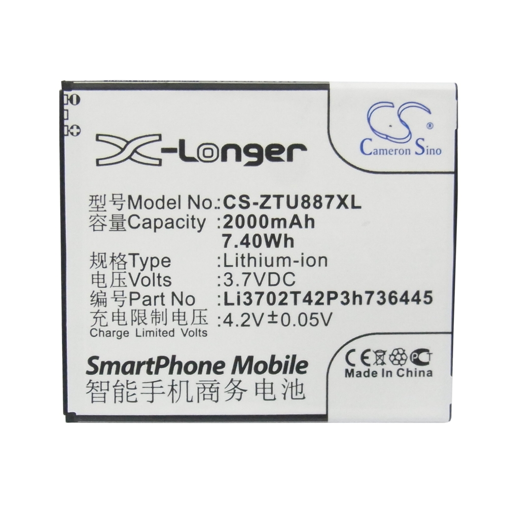 Batéria kompatibilné s ZTE CS-ZTU887XL
