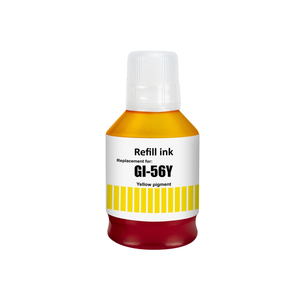 Kompatibilní s Canon GI-56Y / 135ml Atrament Žlutá (Tlačový atrament)