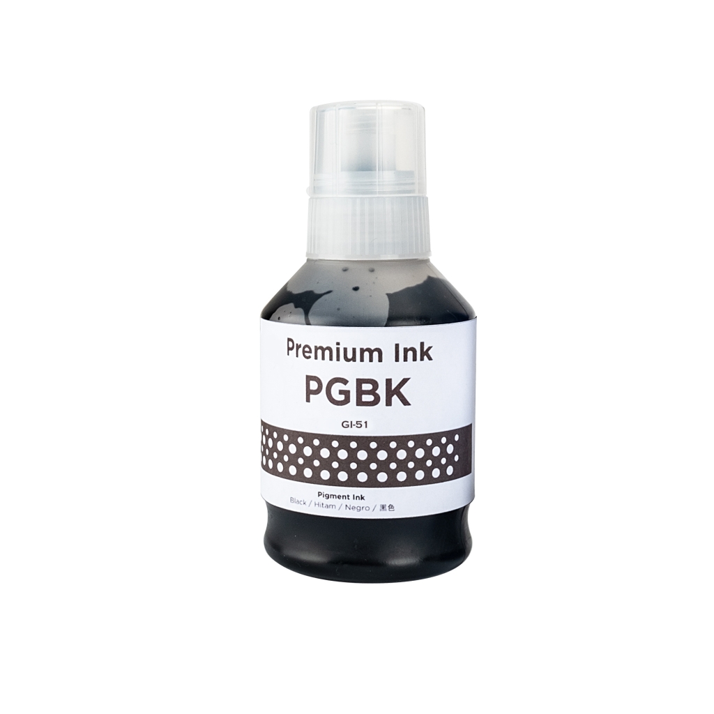 Kompatibilní s Canon GI-51BK / 135ml Atrament Černá (Tlačový atrament)