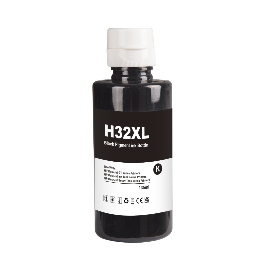Kompatibilní náhrada za Kompatibilní s HP 32XLBK / 135ml Inkoust Černá (Tiskový inkoust)
