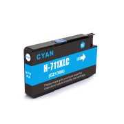Kompatibilní s HP 711C / 30ml Atrament Azurová (Atramentové kazety)