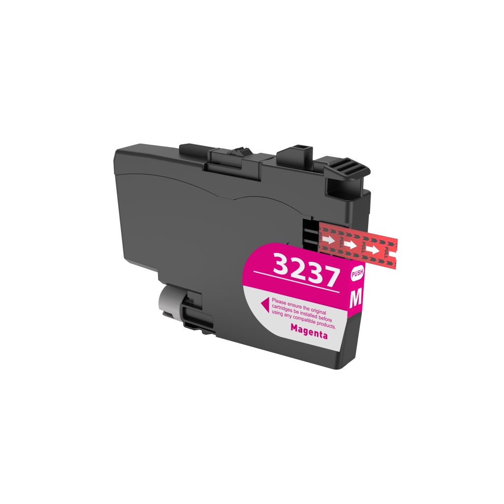 Kompatibilní s Brother LC3237M / 16ml Atrament Tmavo purpurová (Atramentové kazety)